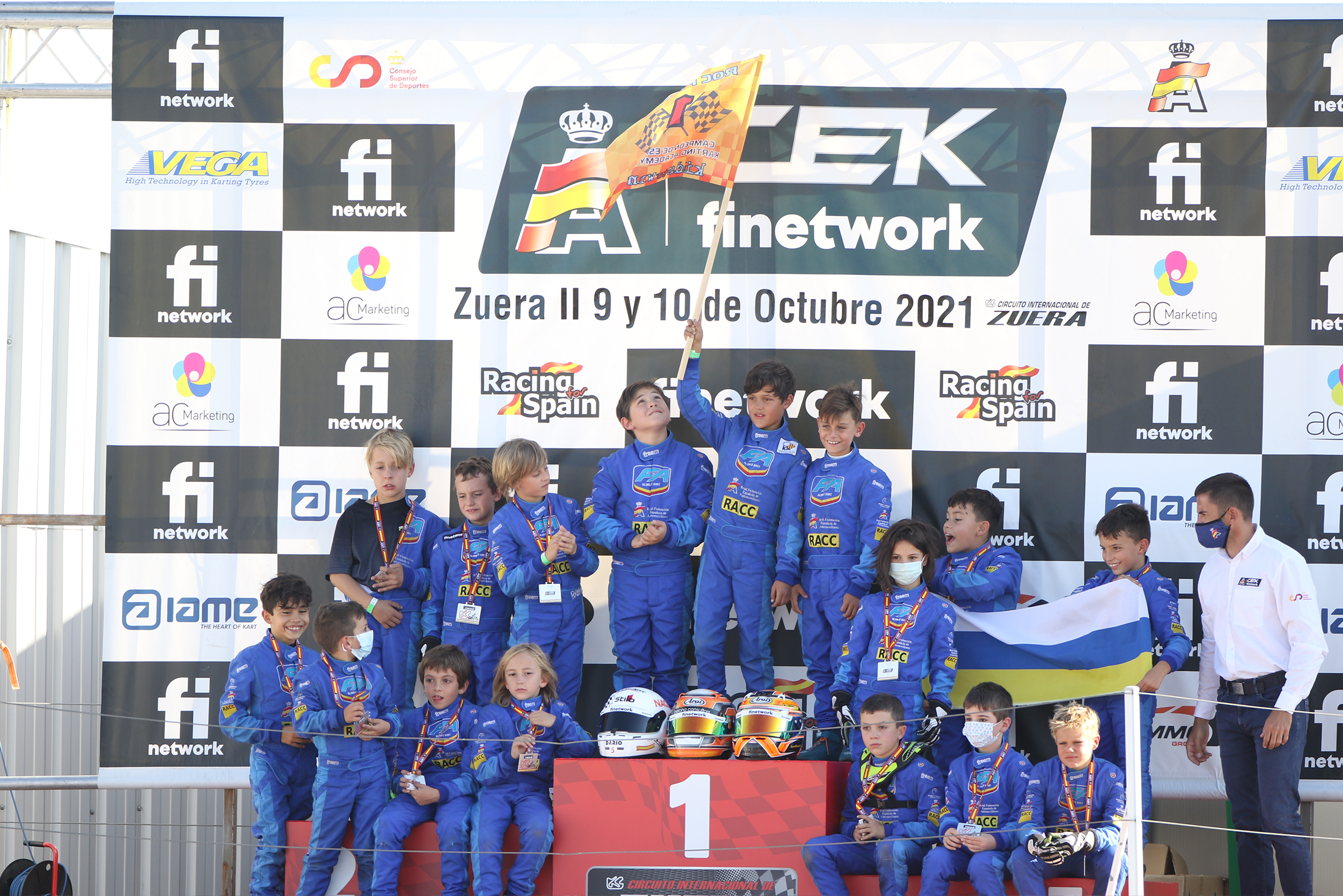 Iván González podium moment