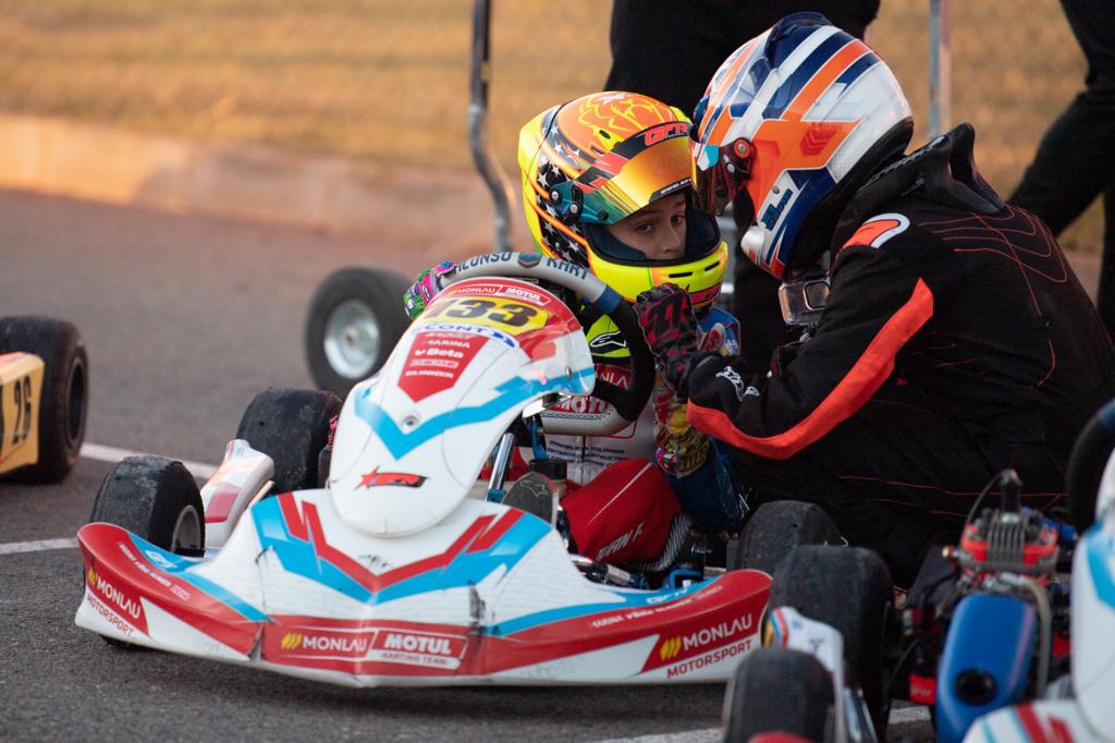 Iván González portrait with kart